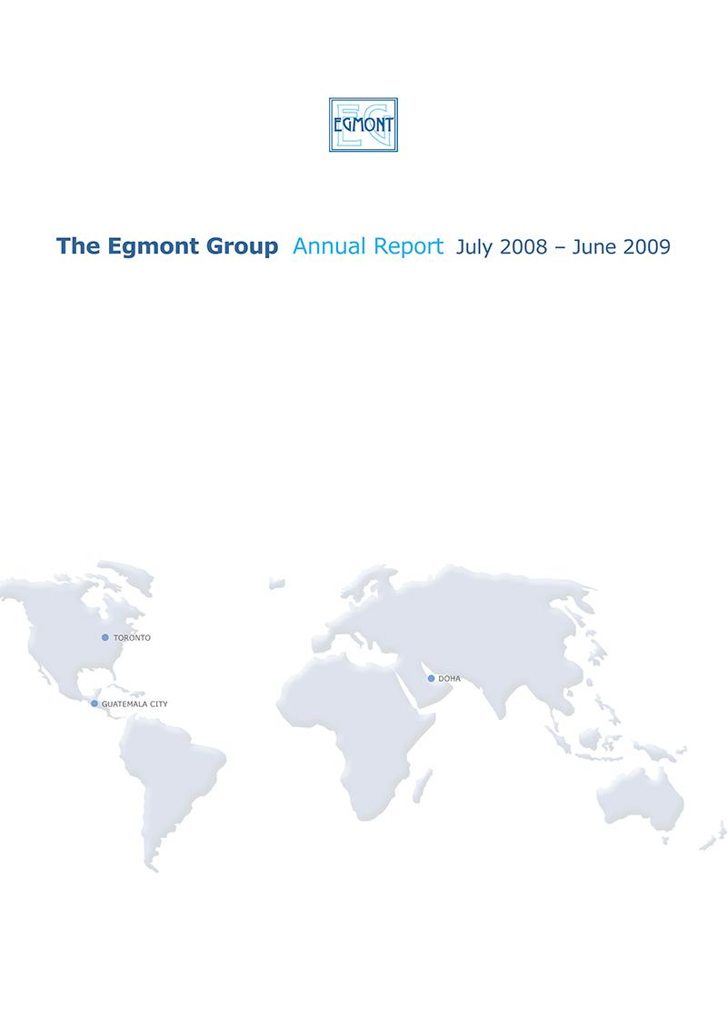 Egmont Group Annual Report 20082009 Egmont Group