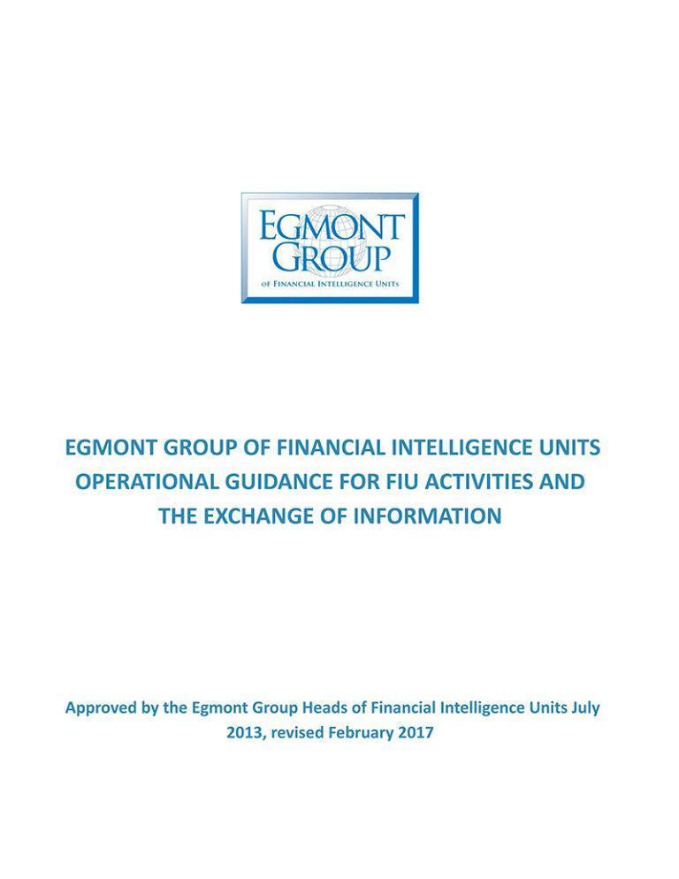 Core Documents Archives Egmont Group