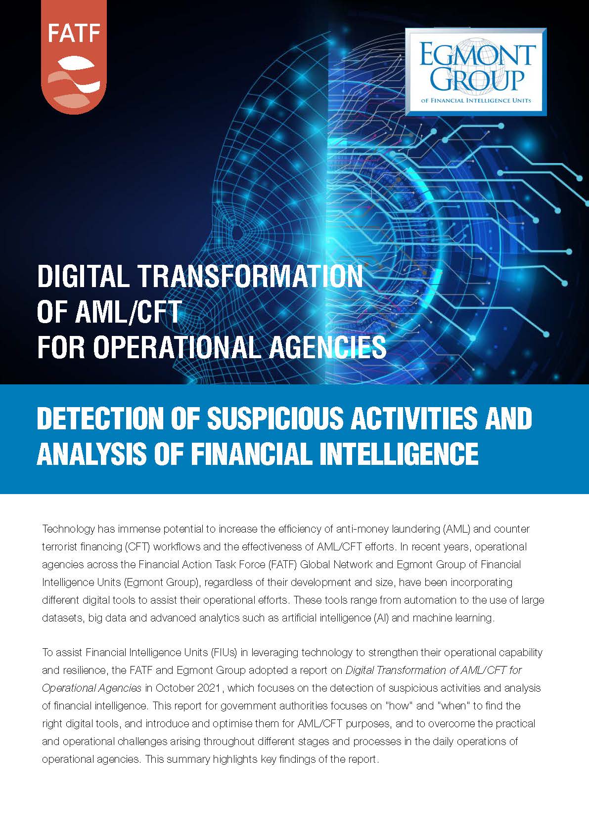 Digital Transformation of AML/CFT for Operational Agencies Egmont Group