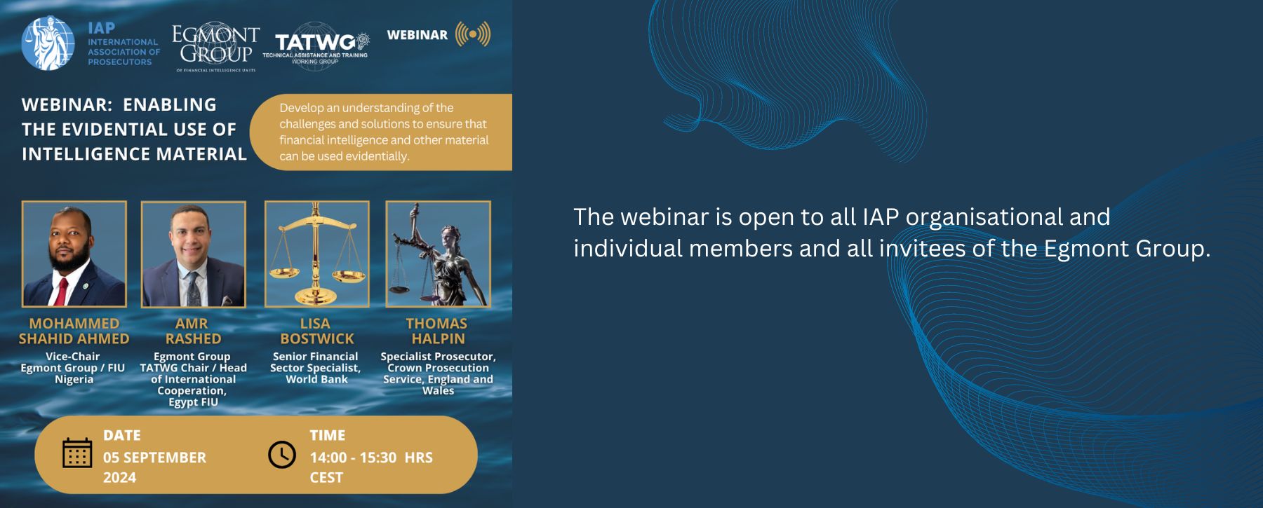Webinar – Enabling the evidential use of intelligence material